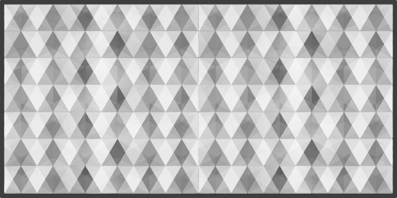 Alfombra vinílica geométrica patrón triángulo - TenVinilo