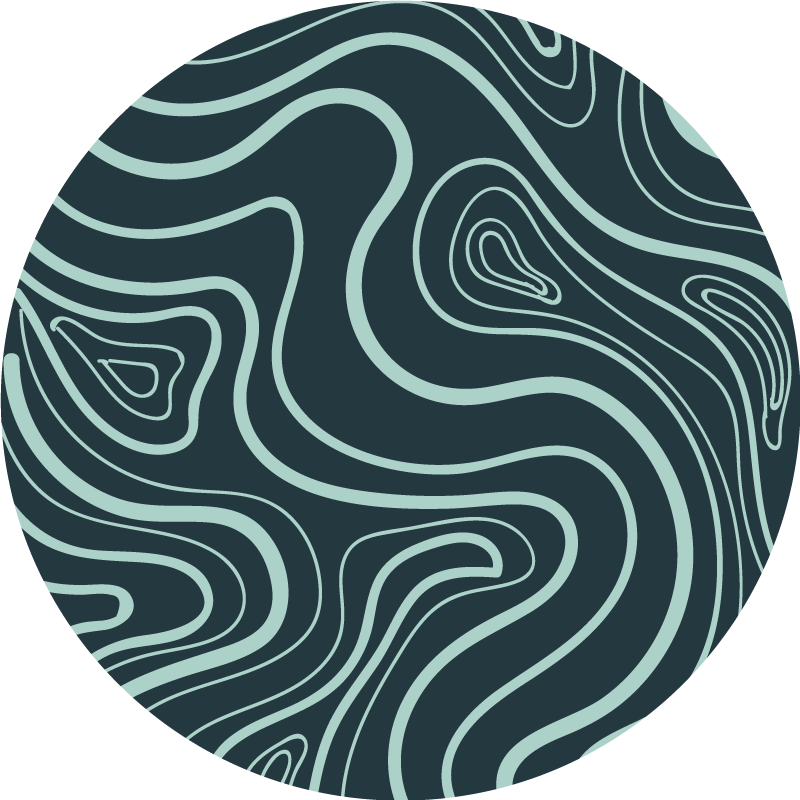 Alfombra vinílica textura contornos topográficos - TenVinilo