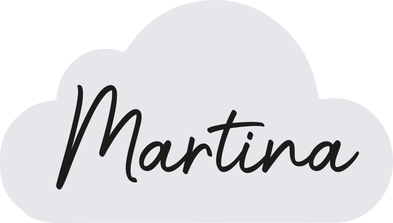 Alfombra vinílica infantil nube gris con nombre - TenVinilo