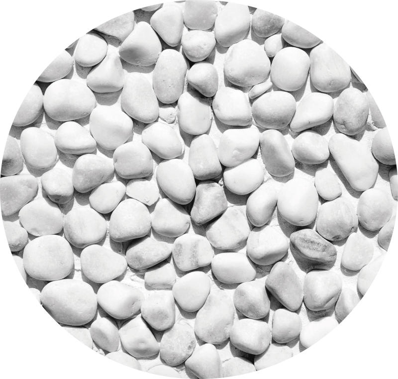 Alfombra vinílica textura piedra Piedras blancas irregulares - TenVinilo