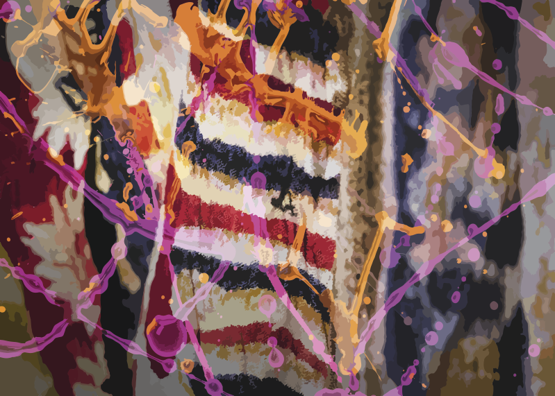 Alfombra vinílica textura flujo de color abstracto - TenVinilo