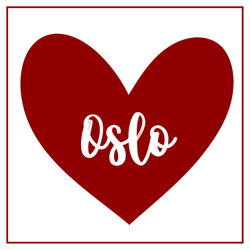 Alfombra vinílica nórdica Oslo con corazón - TenVinilo