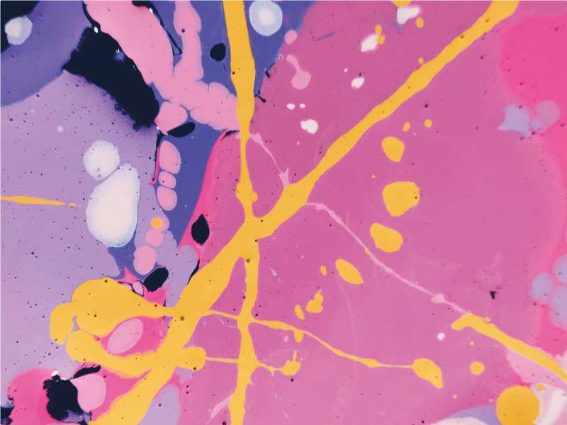 Alfombra vinílica textura salpicaduras abstractas de colores - TenVinilo