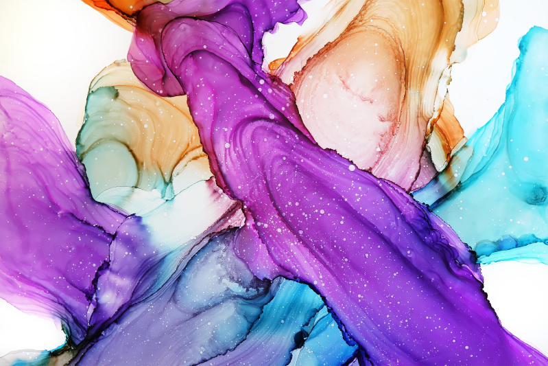 Alfombra vinílica baño remolinos de fluidos abstractos - TenVinilo