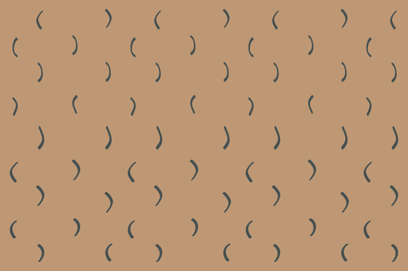 Alfombra vinílica minimalista patrón marrón curvo - TenVinilo