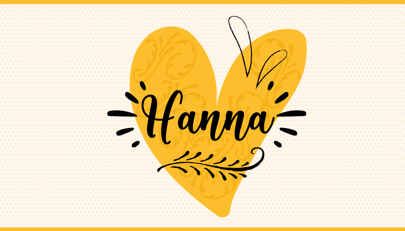 Alfombra vinílica juvenil corazón naranja personalizado - TenVinilo