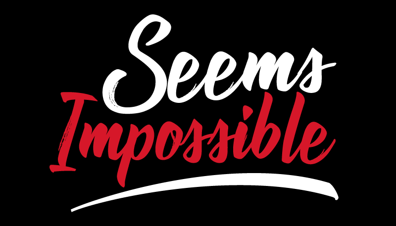 Alfombra vinílica frase parece imposible - TenVinilo