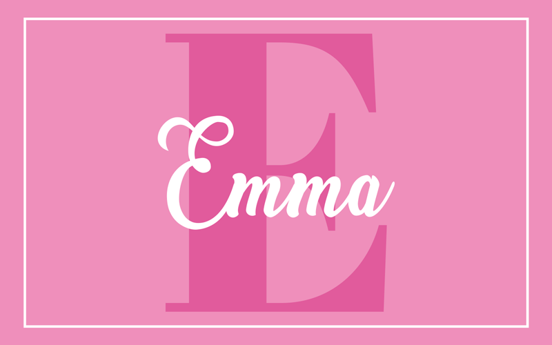 Alfombra vinílica infantil diseño rosa con inicial - TenVinilo