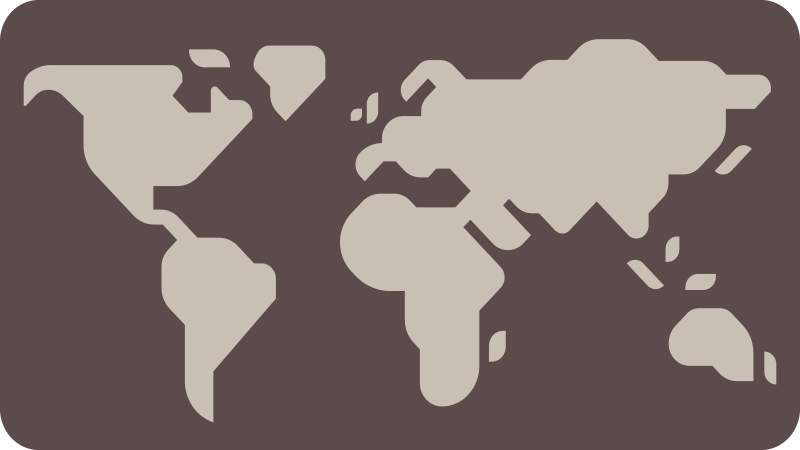 Alfombra de vinilo con mapamundi - TenVinilo