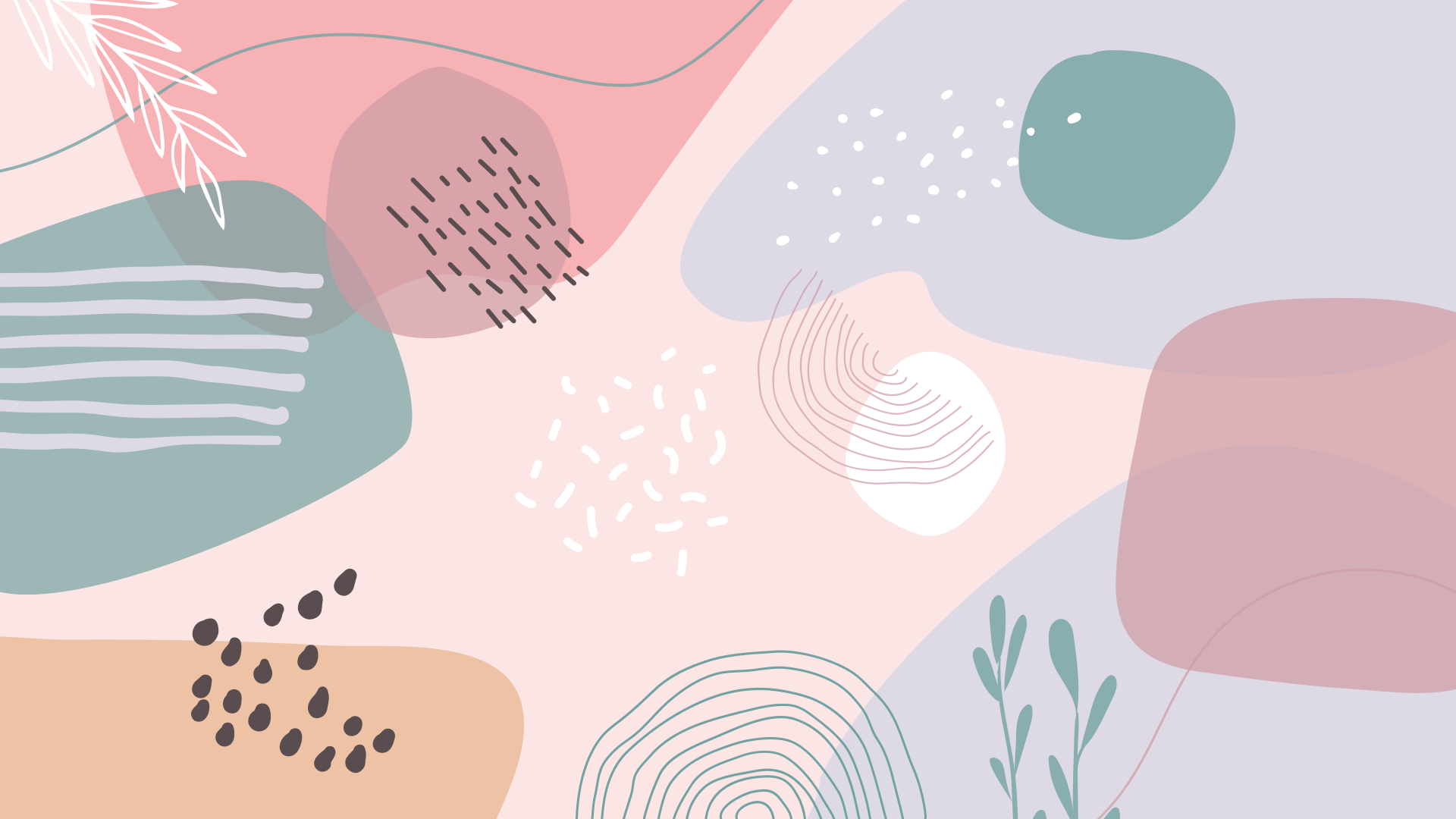 Alfombras vinílicas modernas Pintura pastel creativa - TenVinilo