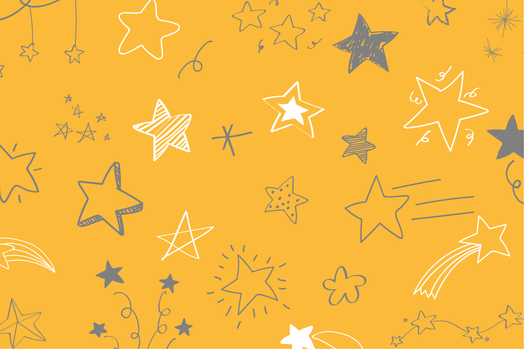 Alfombra vinílica estrellas patrones de noche estrellada - TenVinilo