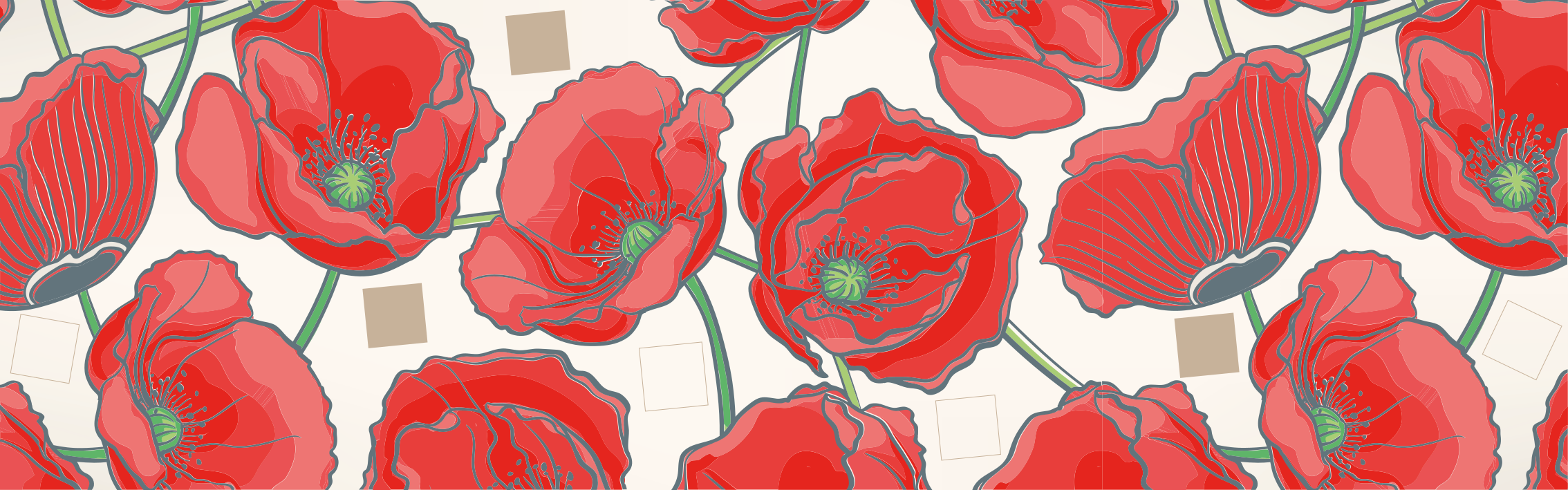 Alfombra vinílica flores sofisticación de flor carmesí - TenVinilo