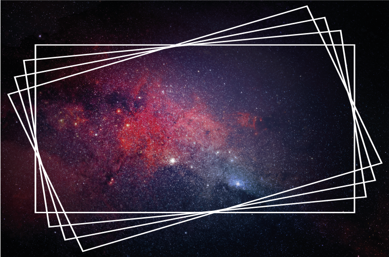 Alfombras vinílicas modernas Universo negro y rojo - TenVinilo