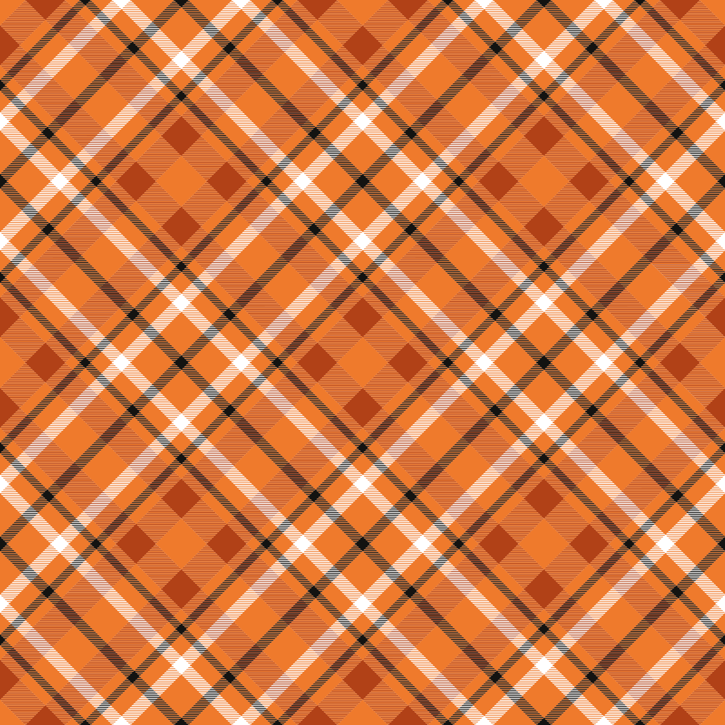 Alfombra vinilo cuadrada Cuadrados estampados de color naranja co - TenVinilo