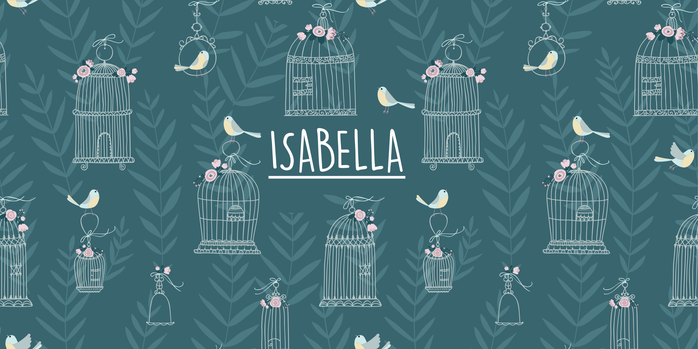 Alfombra vinílica personalizable patrón floral de jaula - TenVinilo