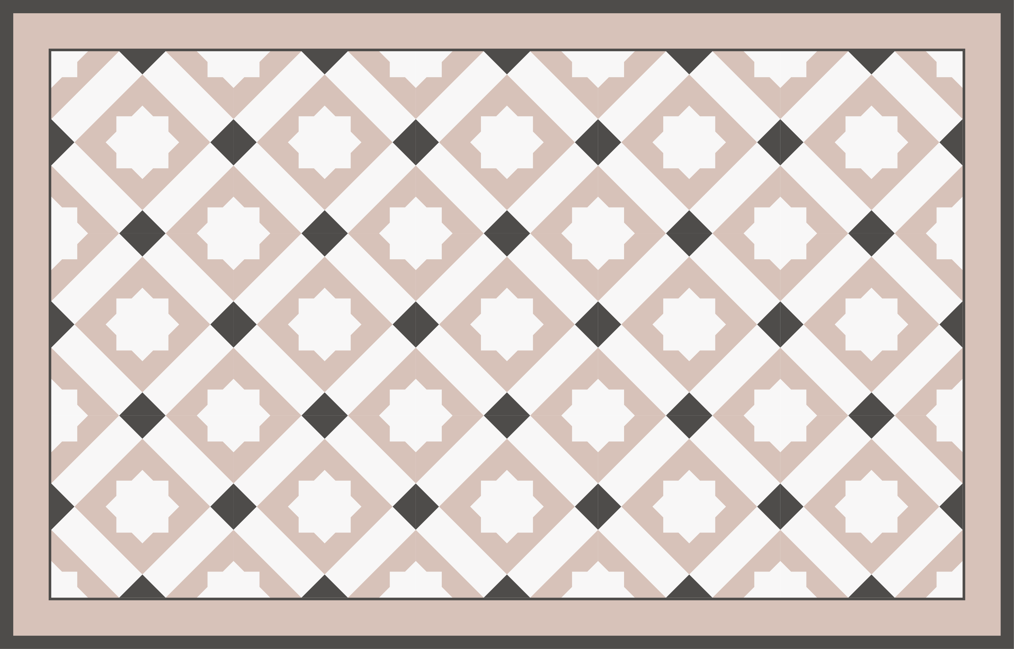 Alfombra vinílica baño estrellas geométricas - TenVinilo