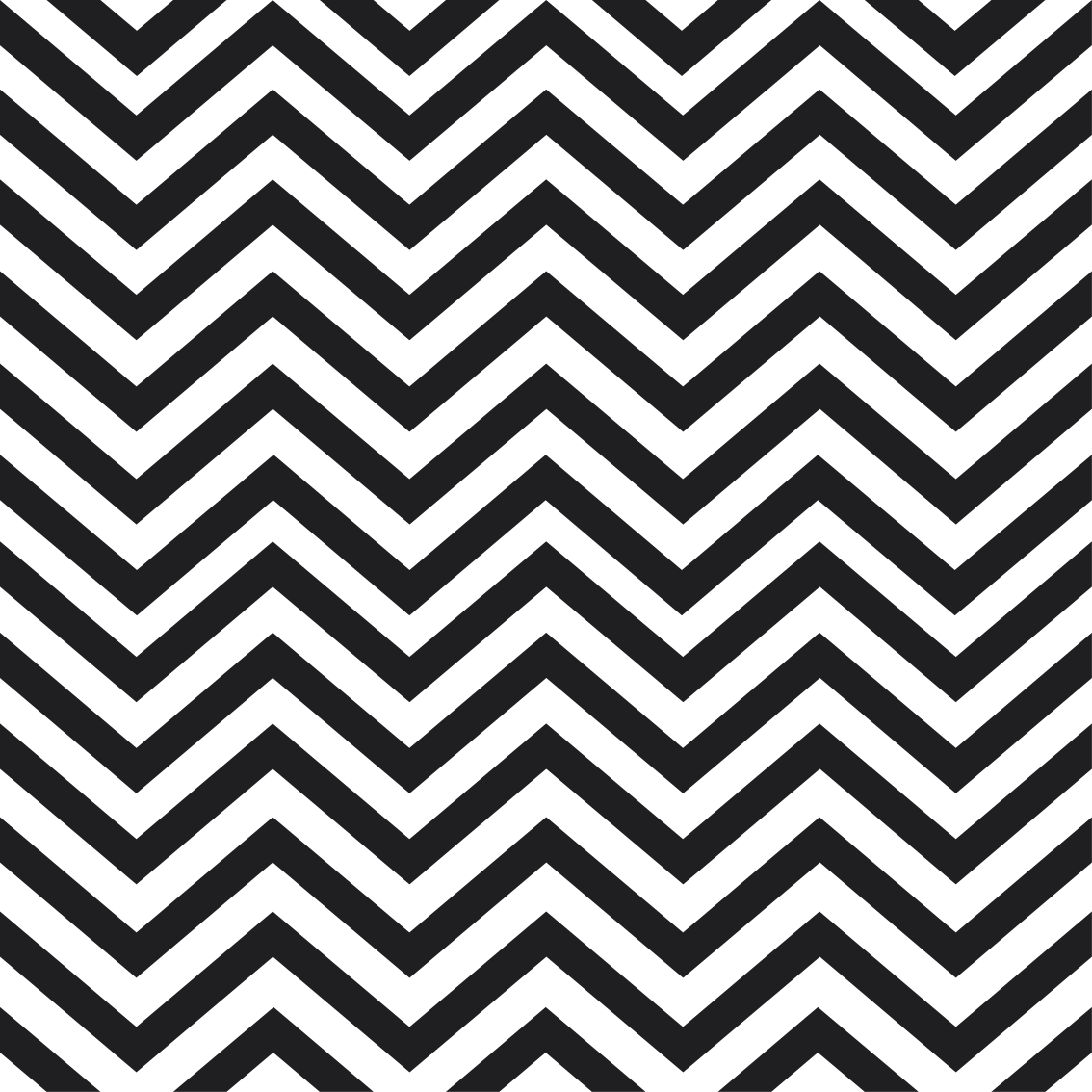 Alfombra vinílica rayas chevron blanco y negro - TenVinilo