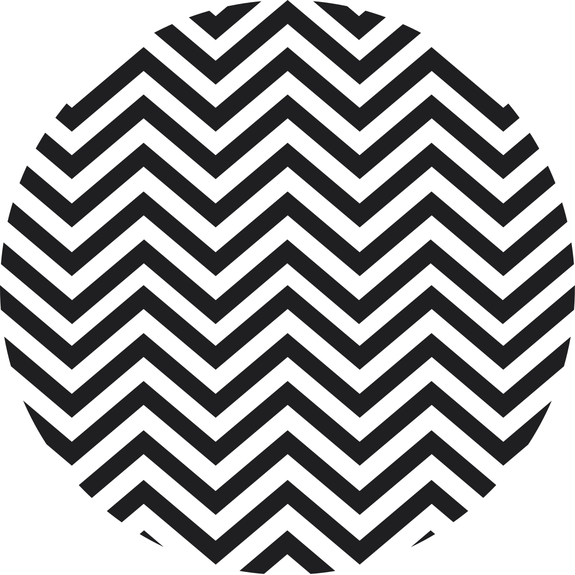 Alfombra vinílica geométrica chevron - TenVinilo