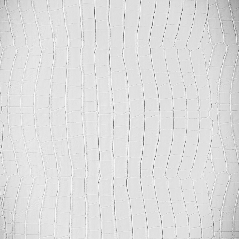 Alfombra vinílica textura piel de cocodrilo blanca - TenVinilo