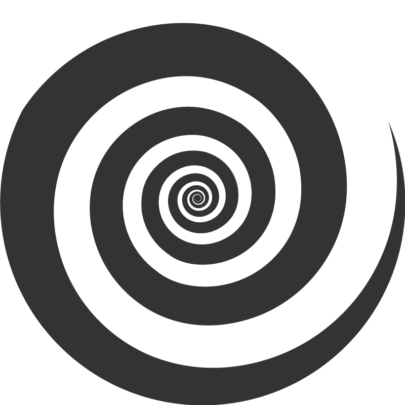 Alfombra vinílica geométrica patrón en espiral - TenVinilo