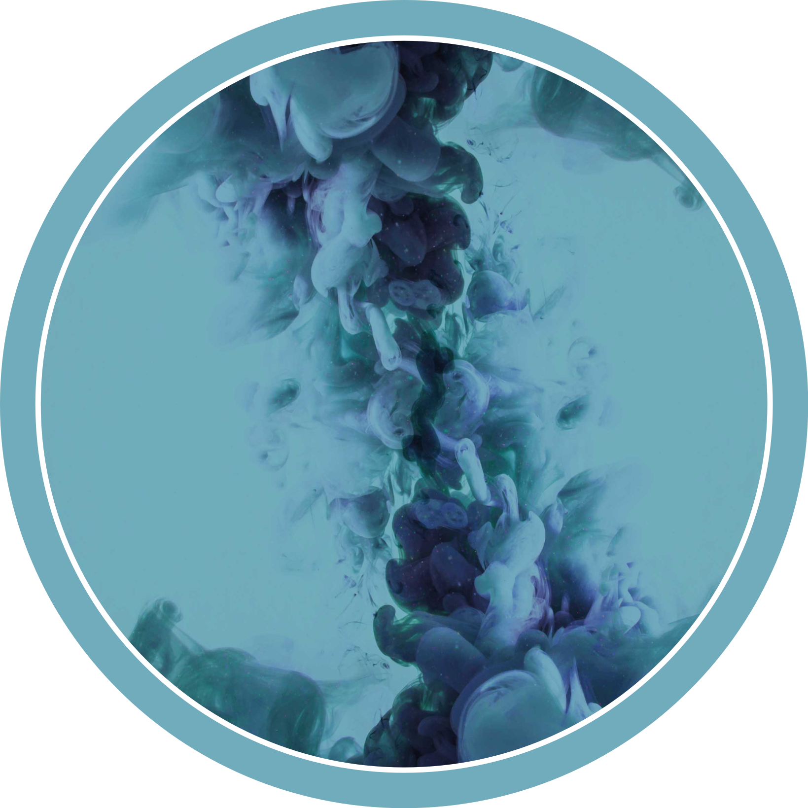 Alfombra vinílica baño ondas fluidas de color verde azulado - TenVinilo