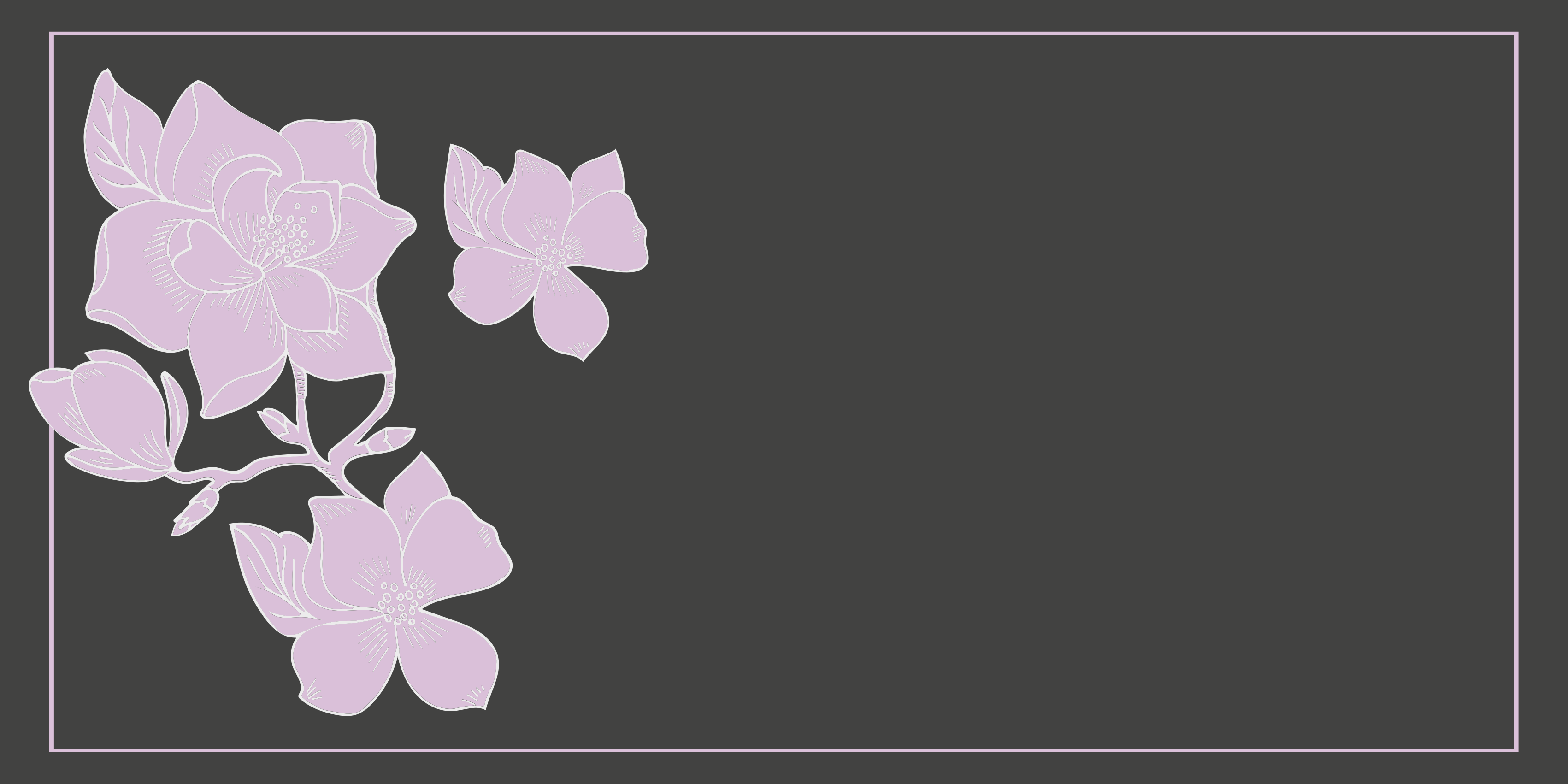 Alfombra vinílica flores arreglo rosa - TenVinilo