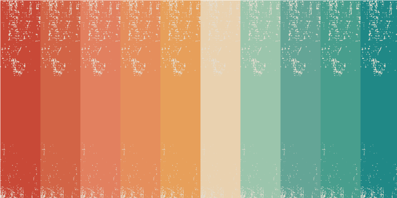 Alfombra vinílica minimalista capas de rayas de colores - TenVinilo