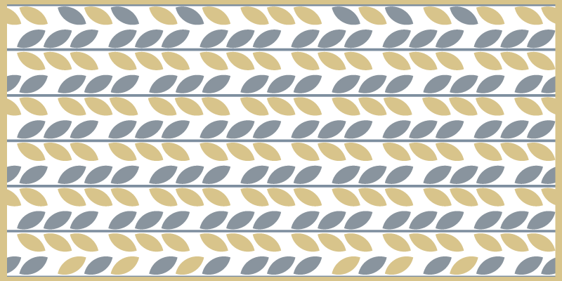 Alfombra vinílica naturaleza rayas con patrón de hojas - TenVinilo