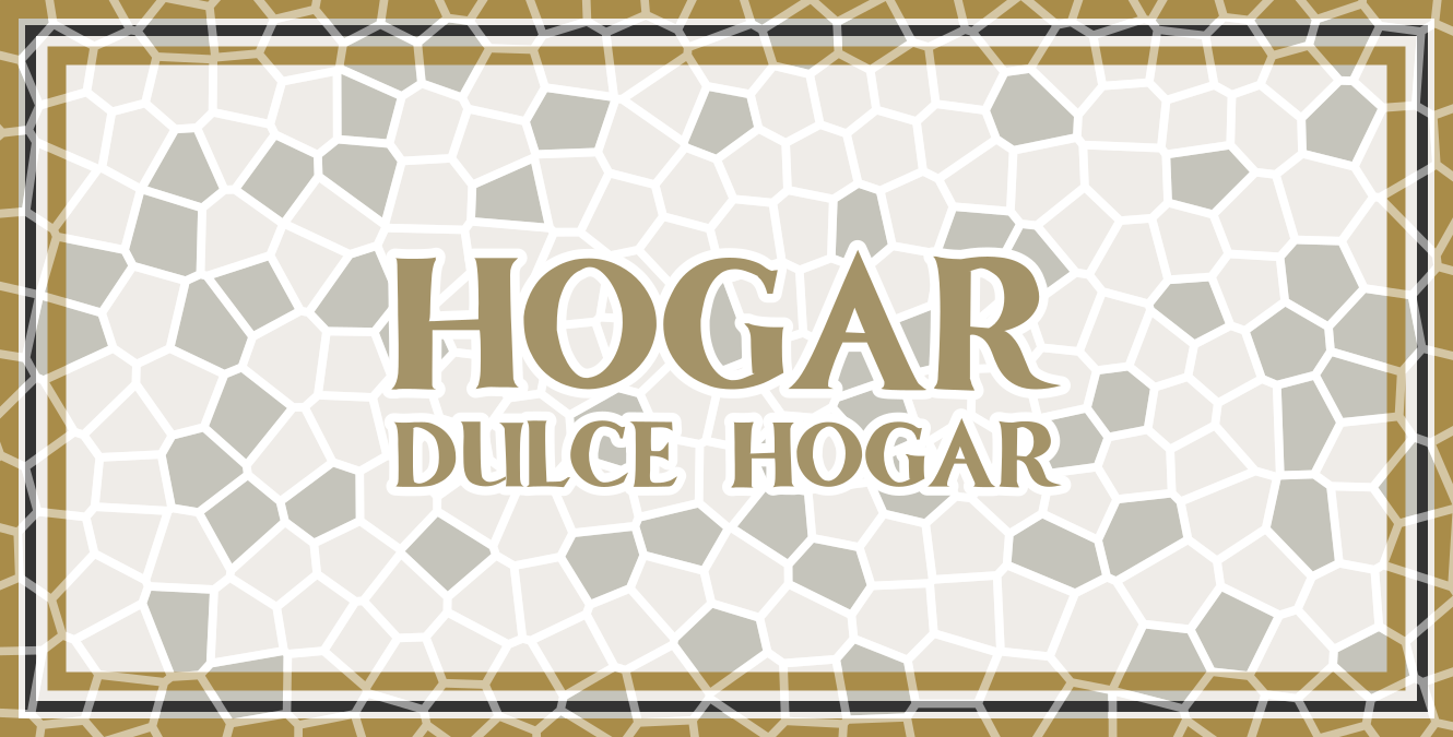 Alfombra vinílica entrada hogar dulce hogar - TenVinilo