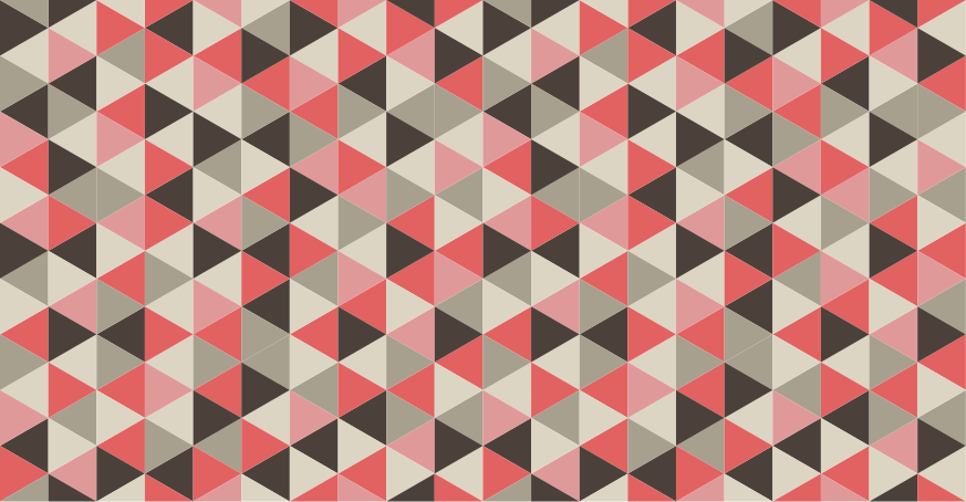 Alfombra vinílica geométrica matriz triangular cubista - TenVinilo