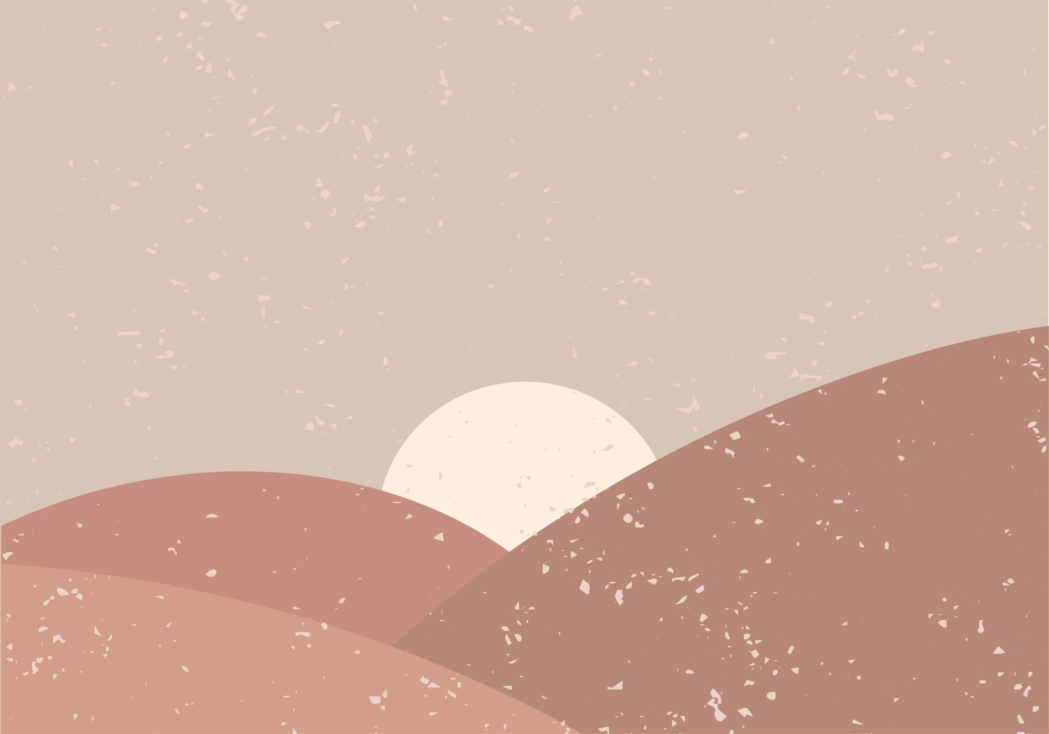 Alfombra vinílica minimalista paisaje abstracto - TenVinilo