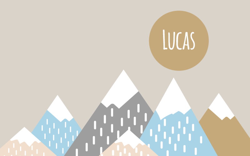 Alfombra vinílica personalizable paisaje montañoso ajustable - TenVinilo