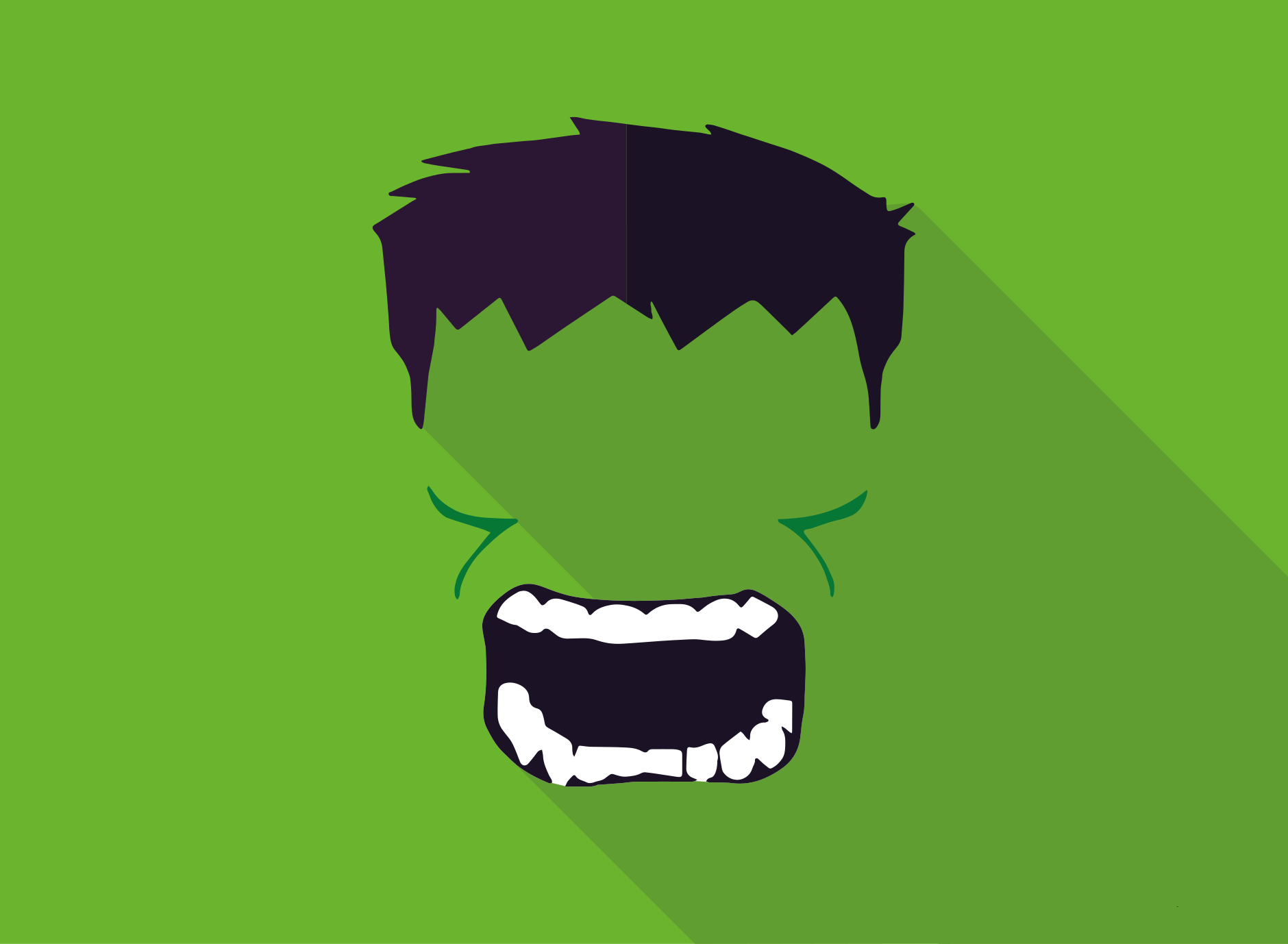 Alfombra vinílica infantil Superhéroe verde - TenVinilo