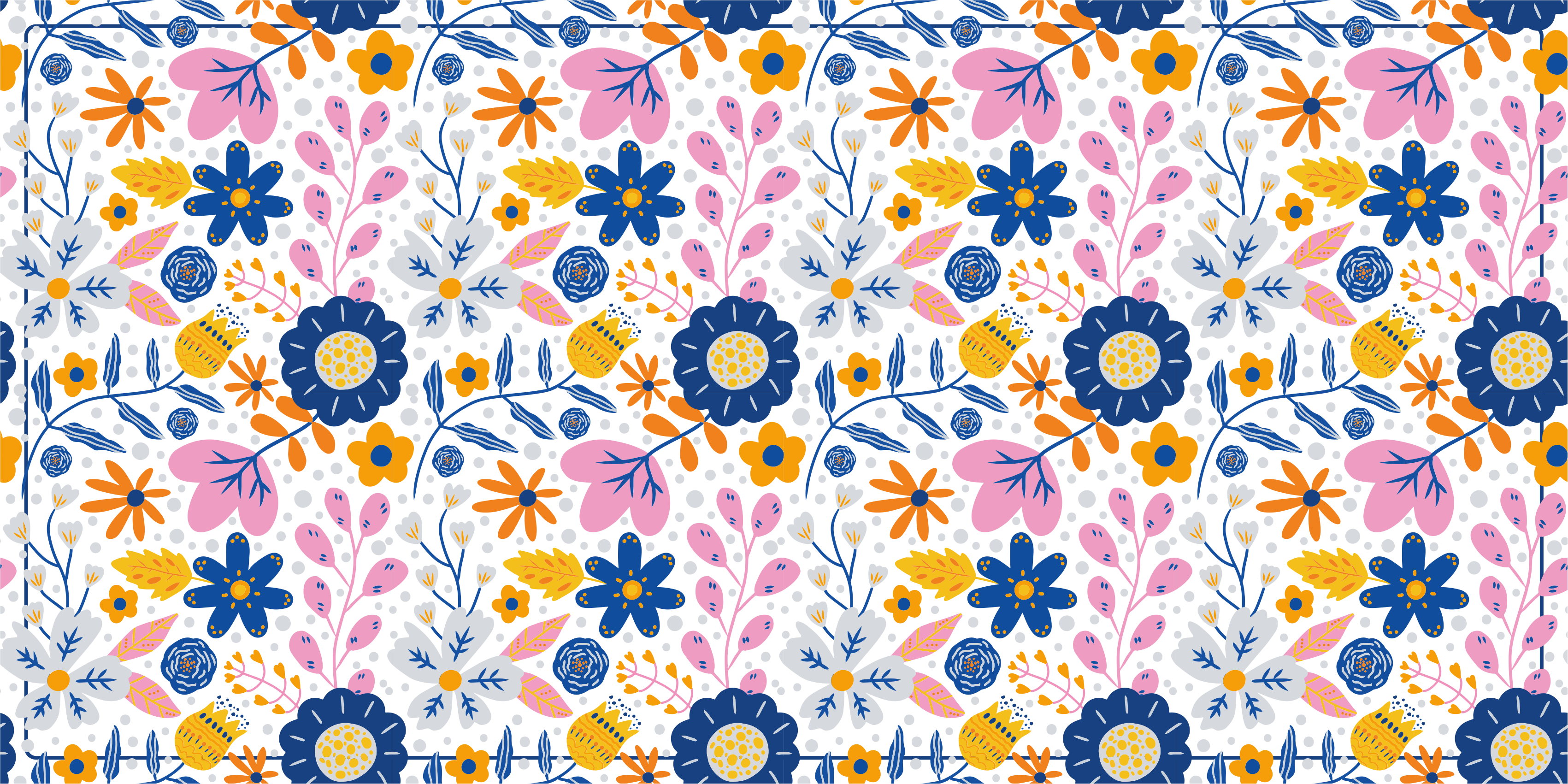 Alfombra vinilo naturaleza primavera Floral - TenVinilo