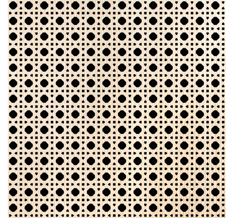 Papel tapiz para sala color marrón claro cannage - TenVinilo