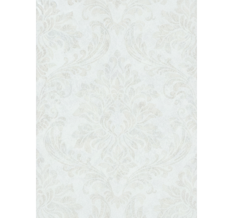 Papel tapiz para sala patrón damasco floral - TenVinilo