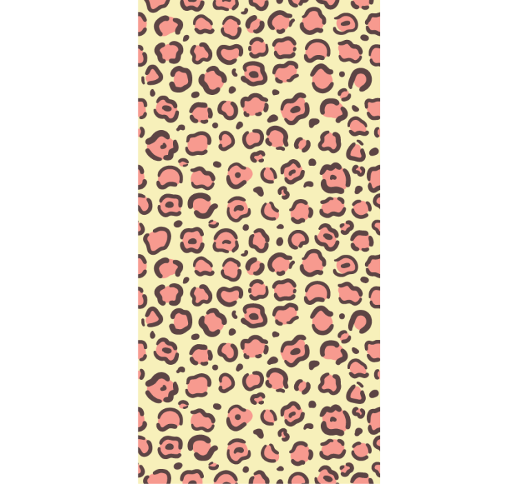 Papel tapiz para recámara textura de piel de leopardo - TenVinilo