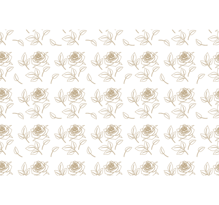 Papel tapiz ornamental patrón de rosas elegante - TenVinilo