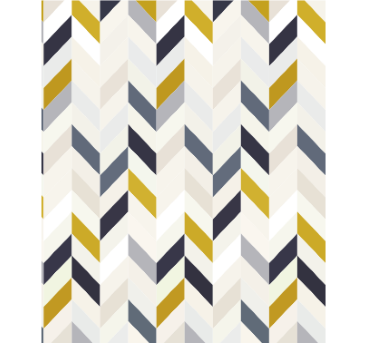 Papel tapiz comedor patrón zigzag chevron - TenVinilo