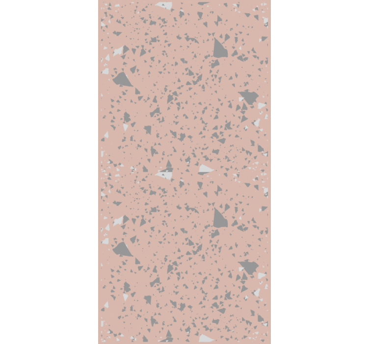 Papel tapiz textura rosa y gris terrazo - TenVinilo