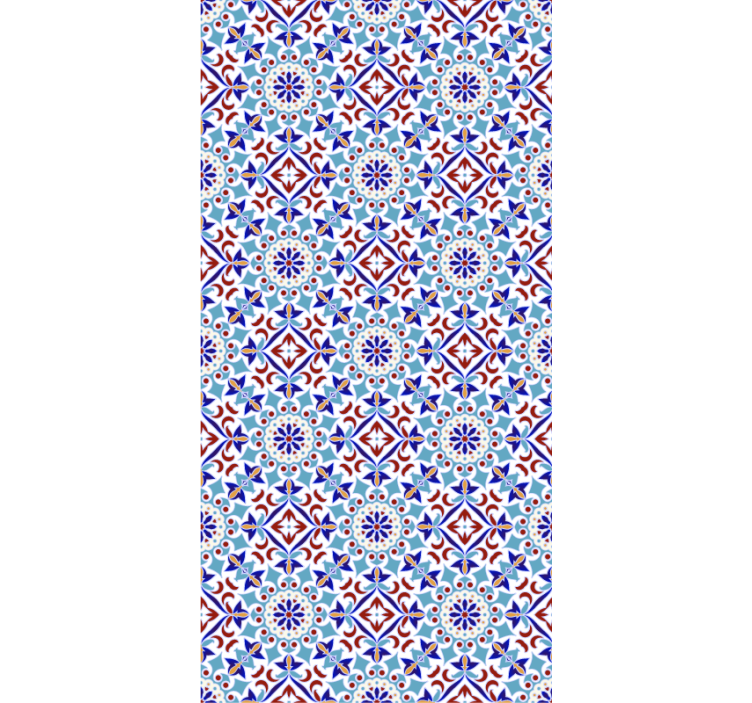 Papel tapiz azulejos diseño cerámico - TenVinilo