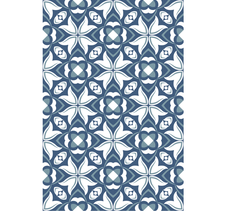 Papel tapiz azulejos elementos botánicos elegantes - TenVinilo