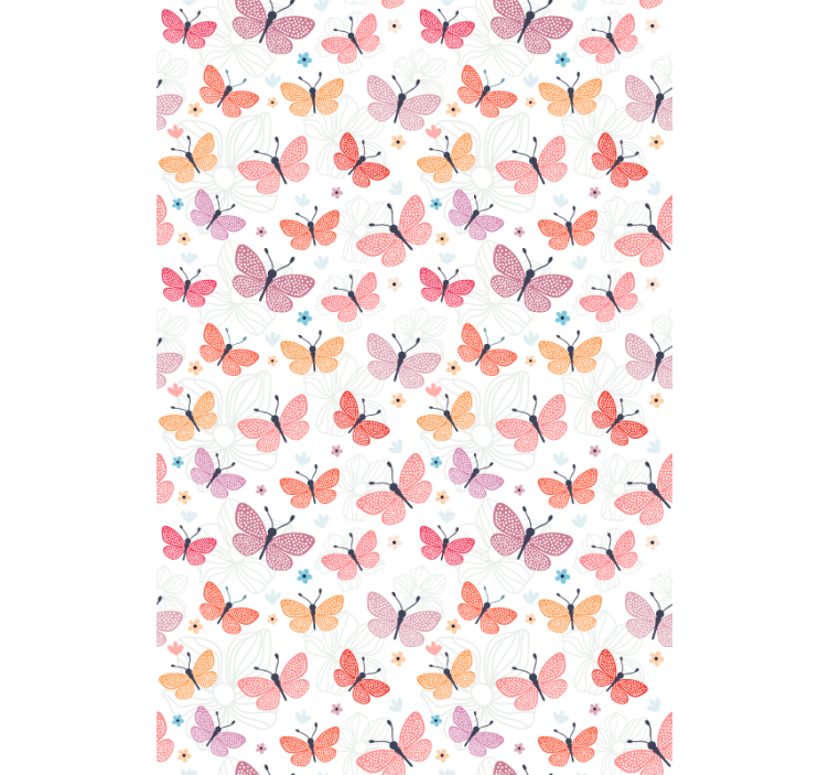 Papel tapiz mariposas diseño de mariposas - TenVinilo