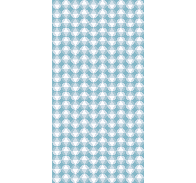 Papel tapiz textura armonía geométrica azul - TenVinilo