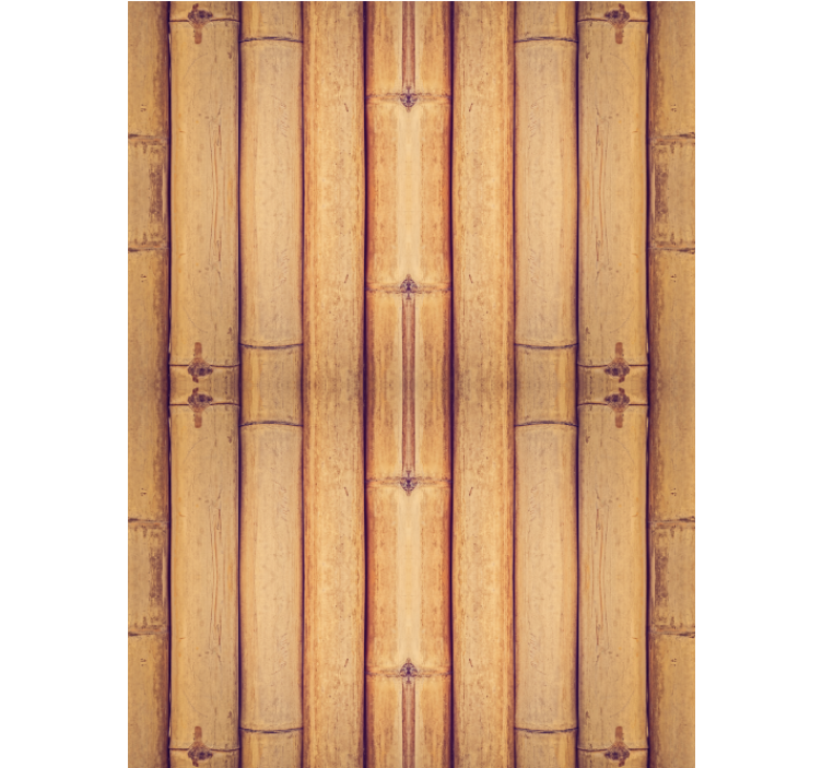 Papel tapiz para sala efecto textura de madera bambú - TenVinilo