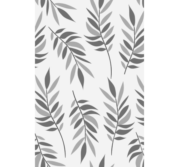 Papel tapiz para sala patrón de hojas elegante - TenVinilo