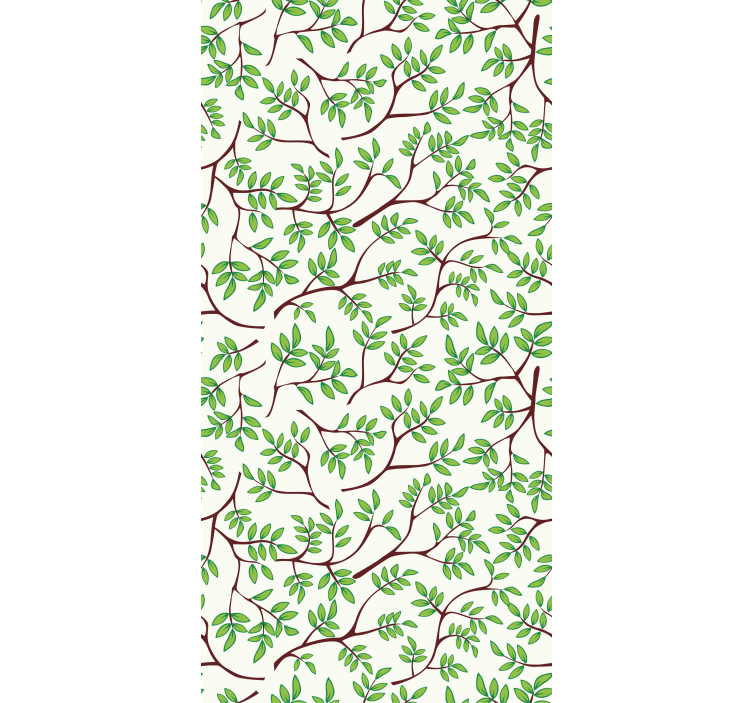 Papel tapiz árboles diseño de ramas delgadas - TenVinilo