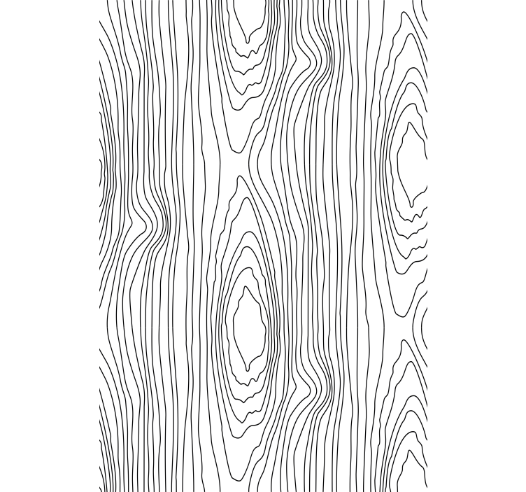 Papel tapiz árboles rayas de naturaleza negra - TenVinilo