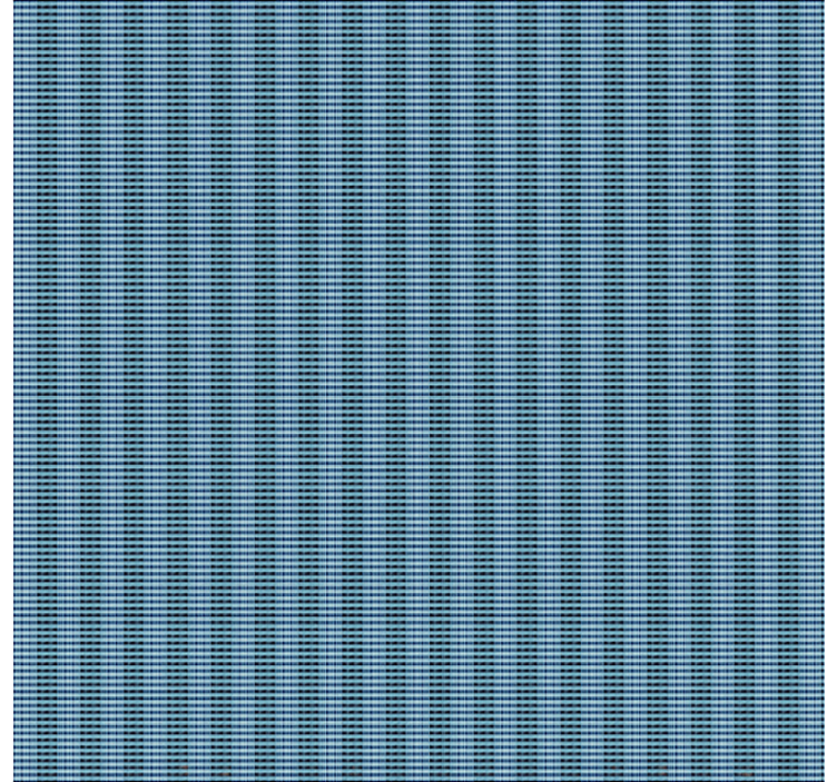 Papel tapiz comedor efecto cuadro tejido azul - TenVinilo