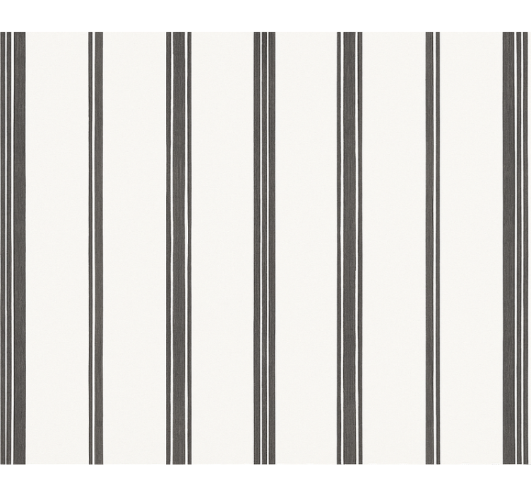 Papel tapiz para sala rayas negras - TenVinilo